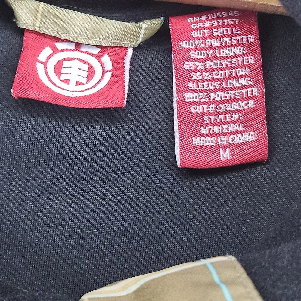 ELEMENT Beige Plaid Lightweight Jacket- Medium - Picture 9 of 9